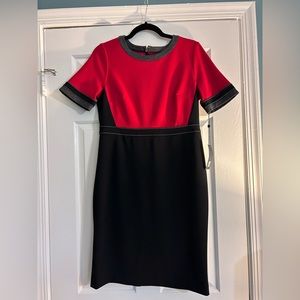 NWT red and black dress